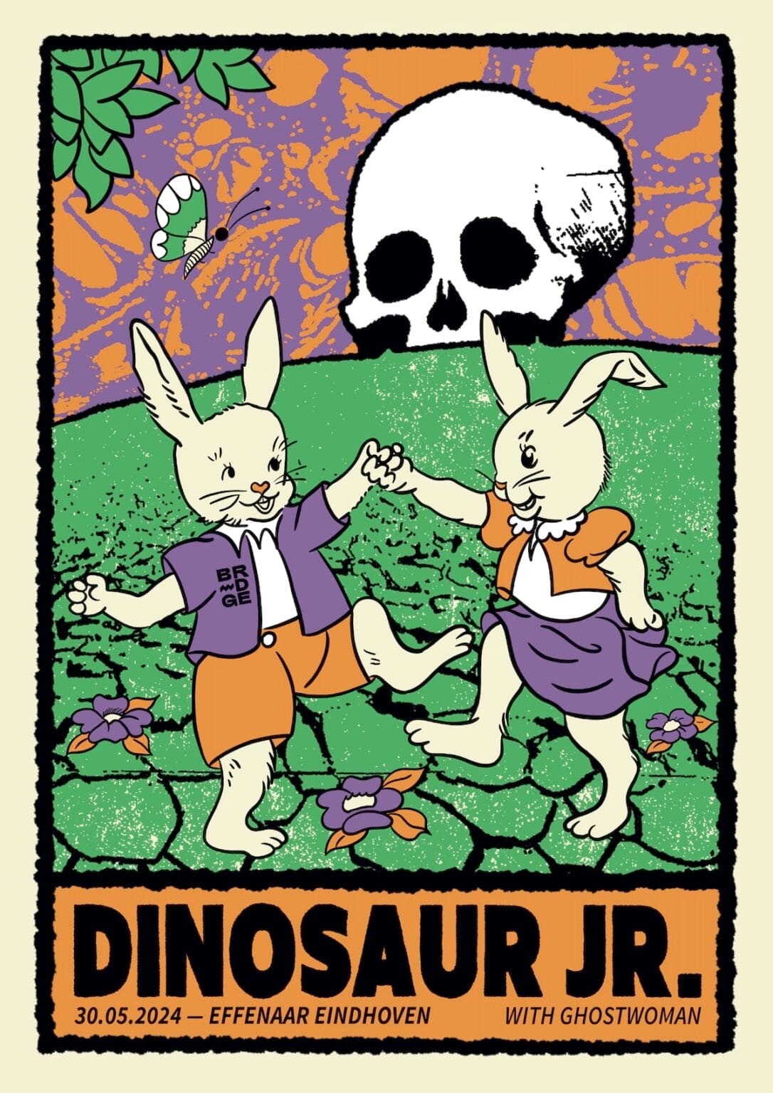 Poster for Dinosaur Jr. + Ghostwoman @ Effenaar, Eindhoven (NL)