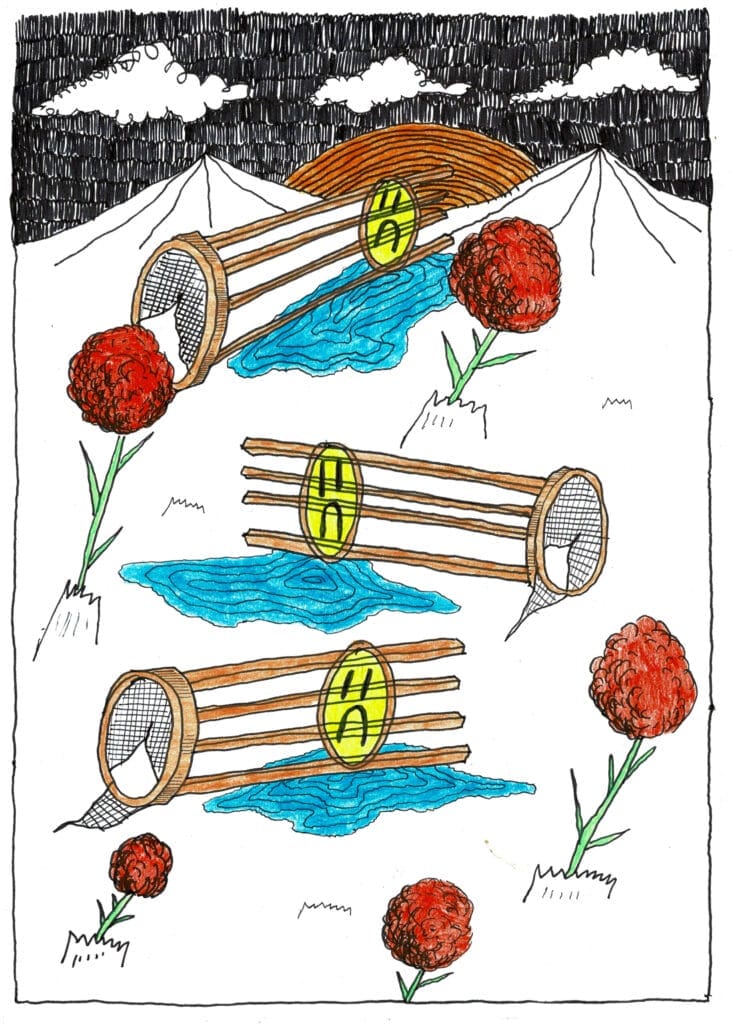 Sad and forsaken in spiked poppie land, 2020